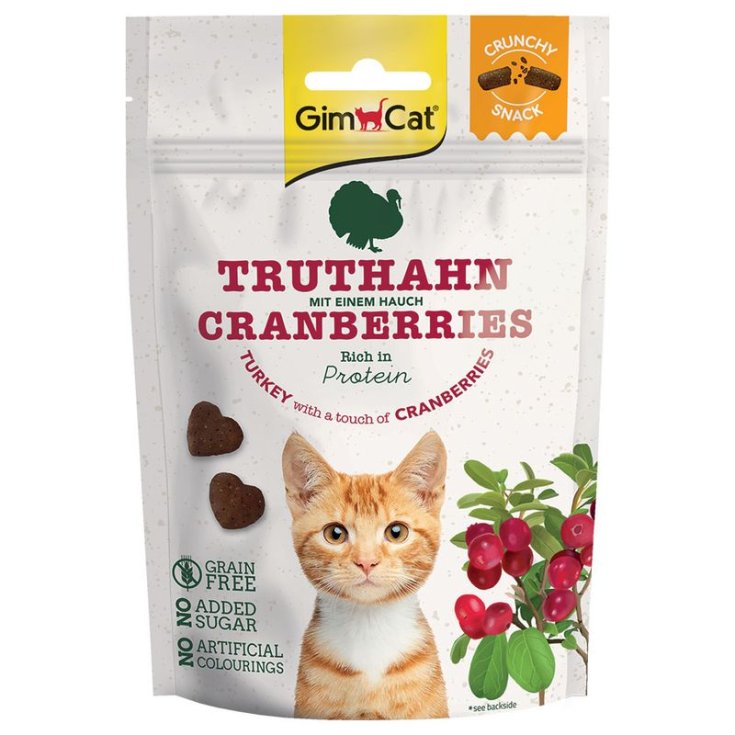 GIMCAT SALMÓN CRUJIENTE CON FRAMBUESAS 50G