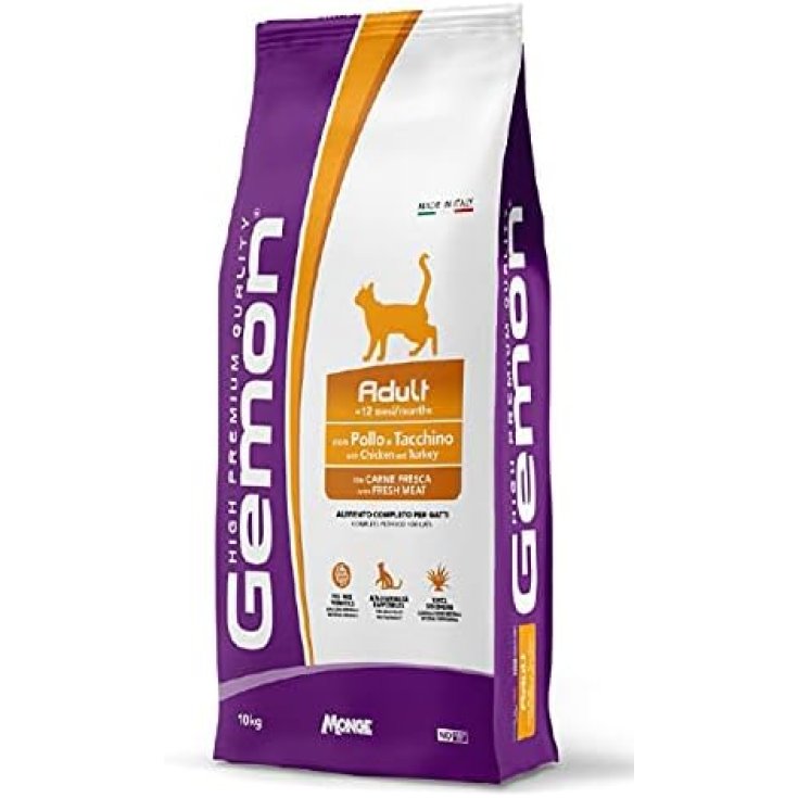 GEMON CAT ADULTO POLLO Y PAVO 7 KG