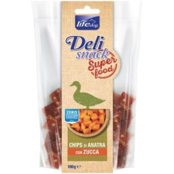 LIFE DOG CHIPS PATO CALABAZA 100G