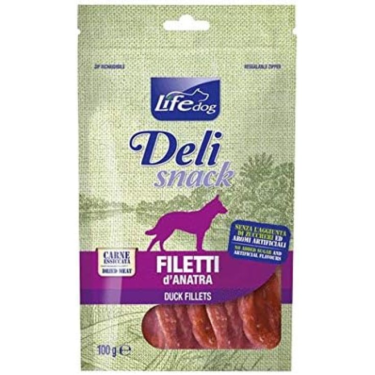 LIFE DOG CHIPS PATO ARÁNDANOS 100G