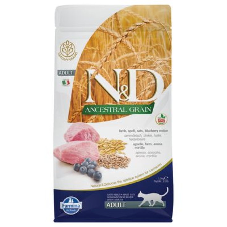 N&D SPIR CORDERO GATO ADULTO 1,5KG