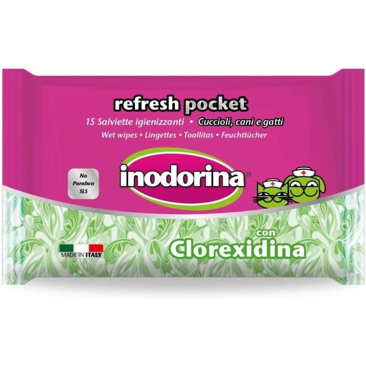 TOALLITAS CLORHEXIDINA INODORINA 15 UNIDADES