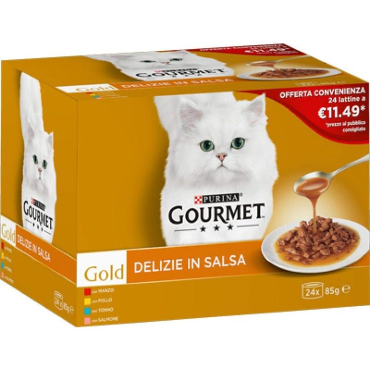 DELICIAS GOURMET GOLD EN SALSA 24X85GR