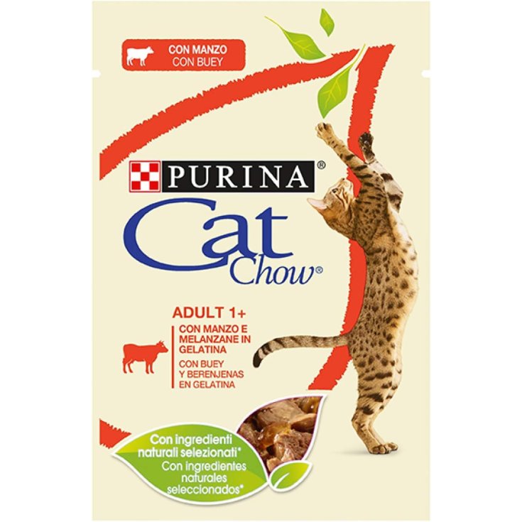 CAT CHOW ADULTO CARNE&AGNEL 4X85GR