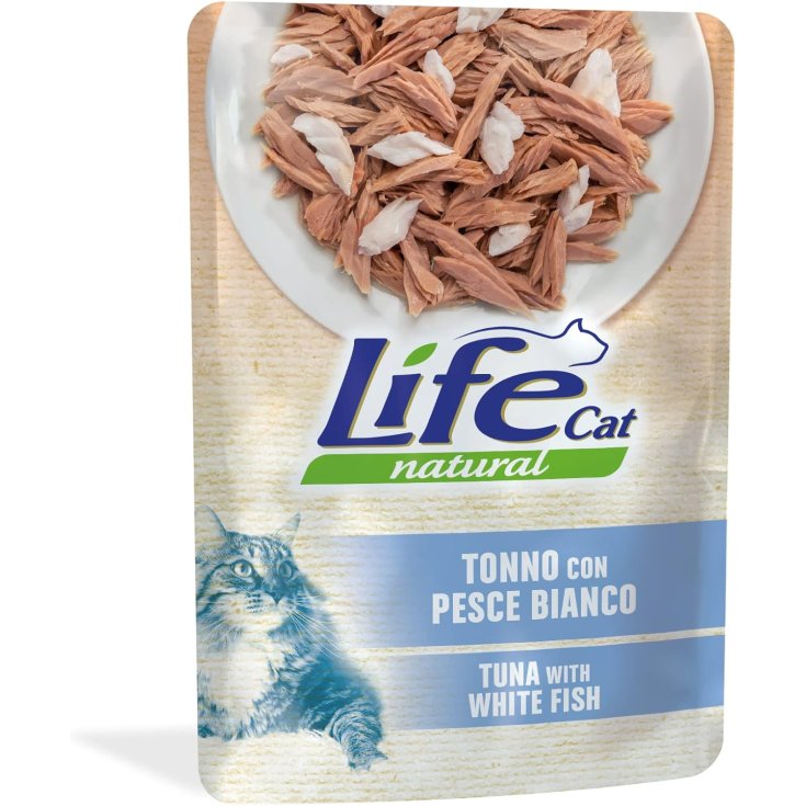 LIFE CAT SOBRE 70 GR ATÚN PESCADO BLANCO