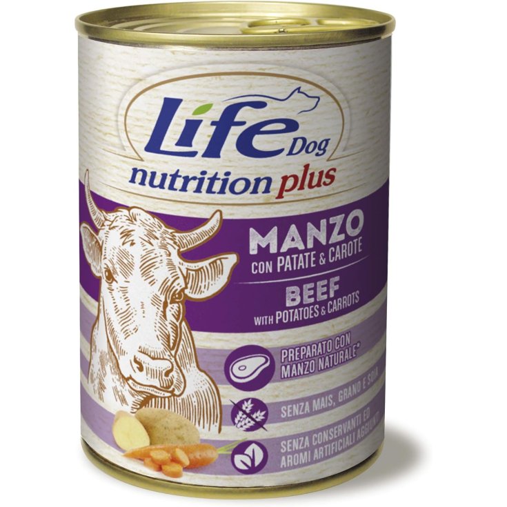 LIFE DOG 400GR PATATAS DE CARNE