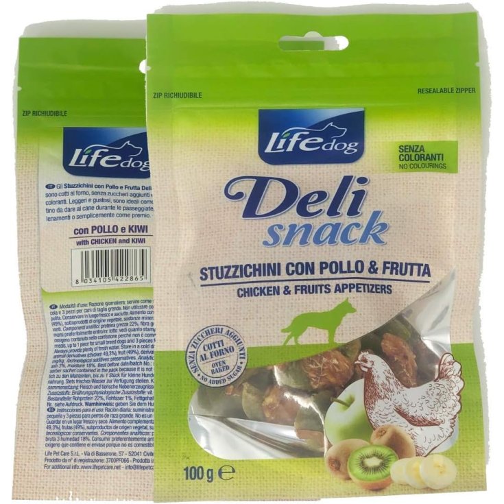 SNACK POLLO/PLÁTANO 100 GR
