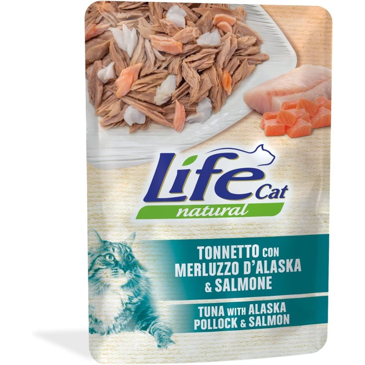 LIFE CAT SOBRE 70 GR ATÚN Y SALMÓN