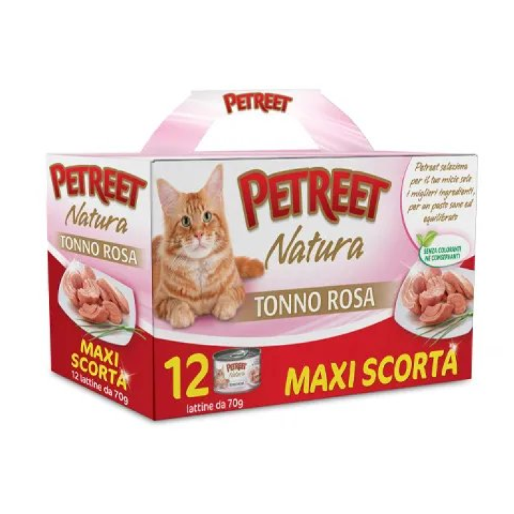 PETREET NATURE ATÚN ROSADO 140G