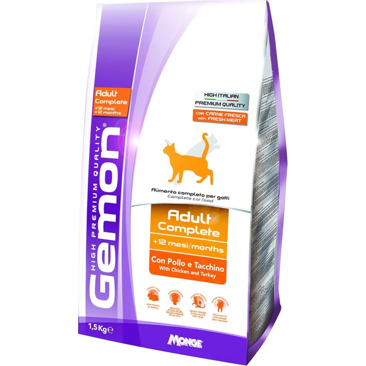 GEMON CAT ADULTO POLLO Y PAVO 2 KG