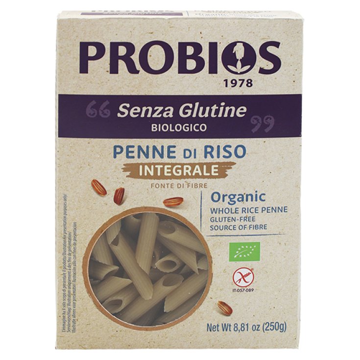 Rice & Rice Arroz Integral Especialidad Penne Probios 250g