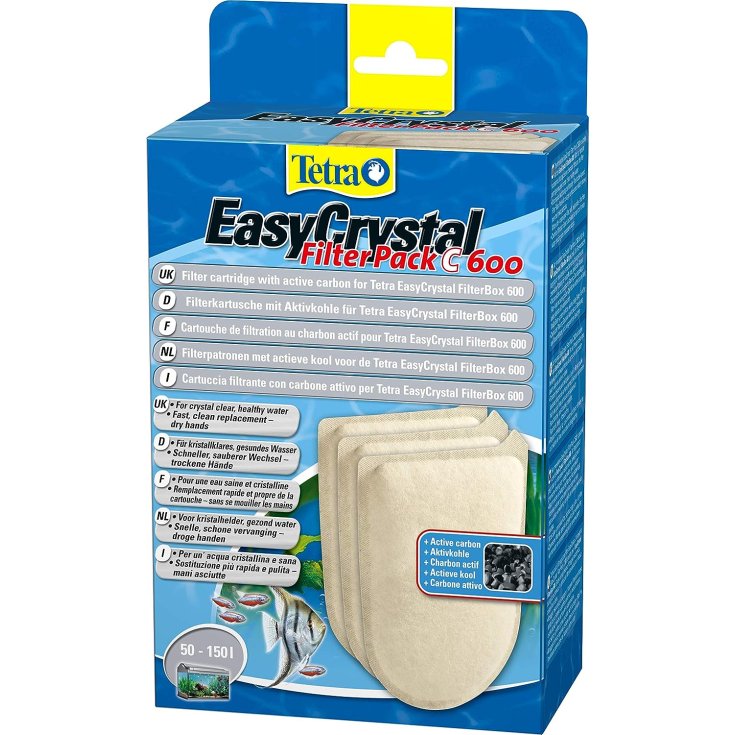 TETRATEC FÁCIL CRISTAL C600 PACK 3UNDS