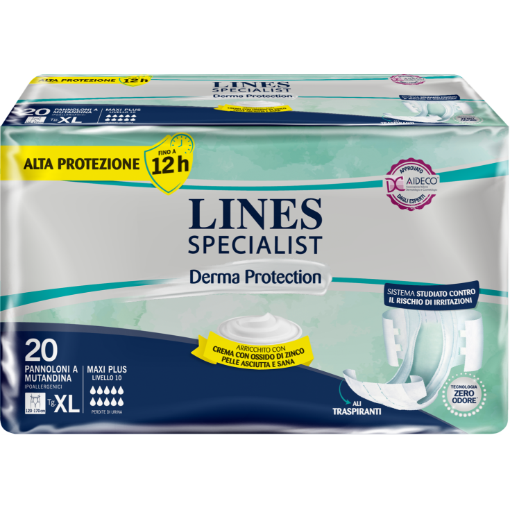 Derma Protection panty panty MAXI XL Lines Specialist 20 Piezas