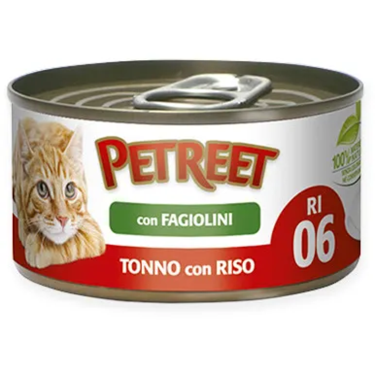 PETREET ARROZ CON ATÚN FRIJOLES 85G