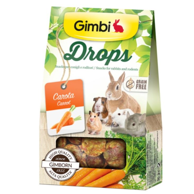 GOTAS DE GIMBI CON ZANAHORIA 50GR
