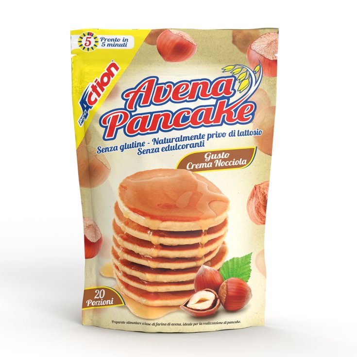 ProAction Oat Pancakes Crema De Avellanas 20 Porciones