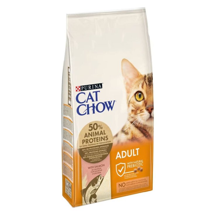 CAT CHOW ADULTO SALMÓN 10KG