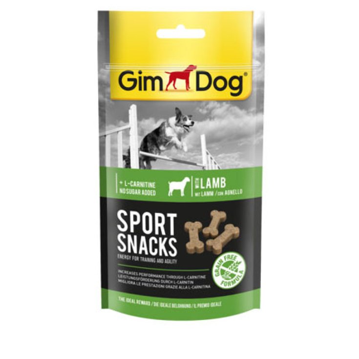 GIMDOG SPORTSNACKS CORDERO 60G