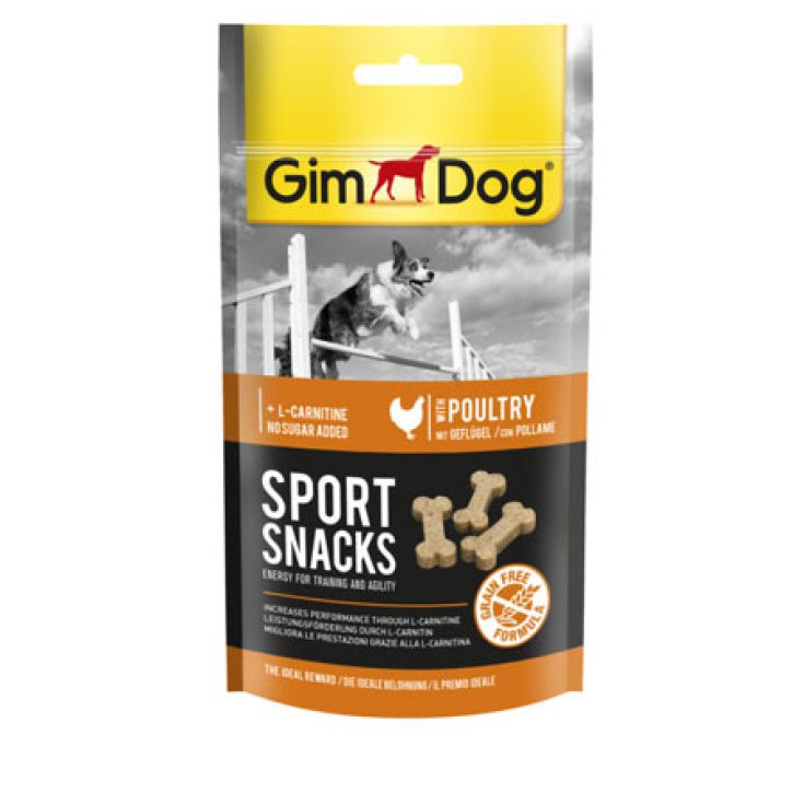 GIMDOG SPORTSNACKS POLLO 60G