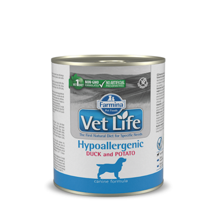 VET LIFE DOG HYP PATO&POT 300G