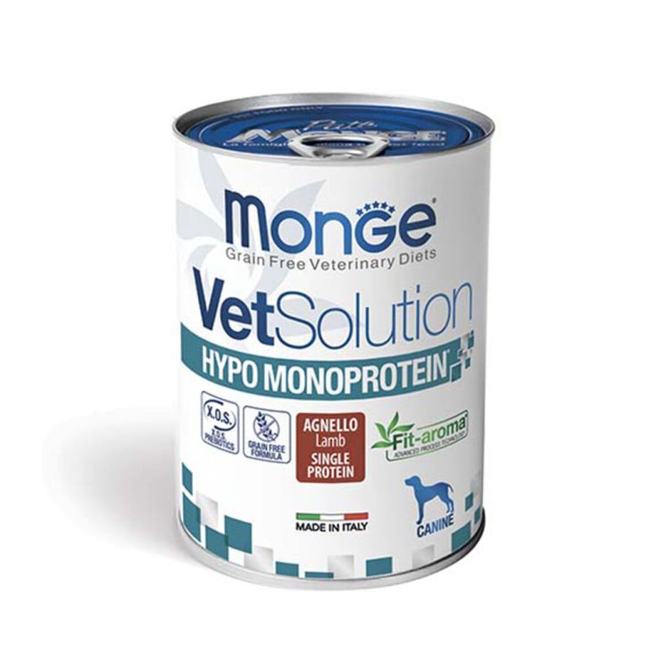 MONGE DOG VET HYPO CORDERO 400GR