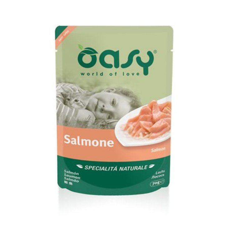 OASY SALMÓN DE GATO HÚMEDO 70G