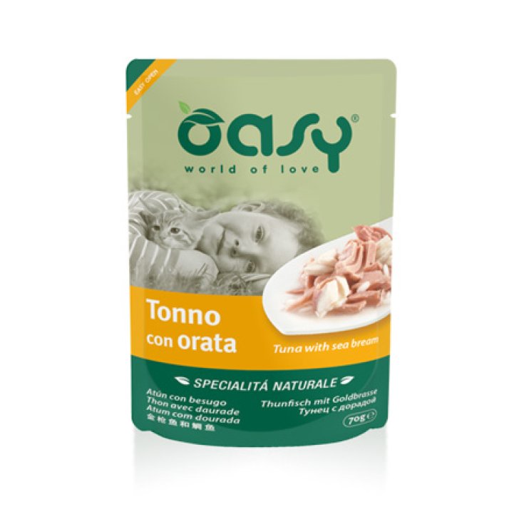 OASY ATÚN DE GATO HÚMEDO CON DORMIDA 70G