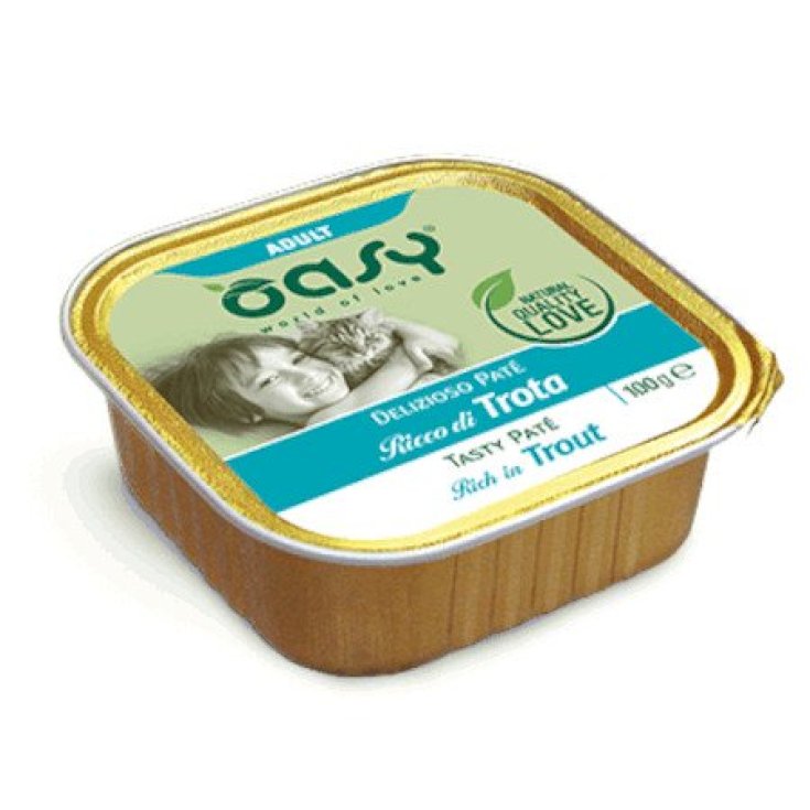 OASY PATÉ DE GATO HÚMEDO DE TRUCHA