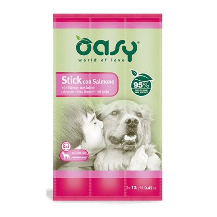 OASY SNACK PALO PARA PERRO SALM3X12G