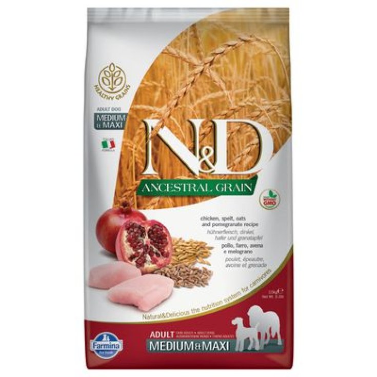 N&D PERRO CALABAZA PATO AD MN2KG