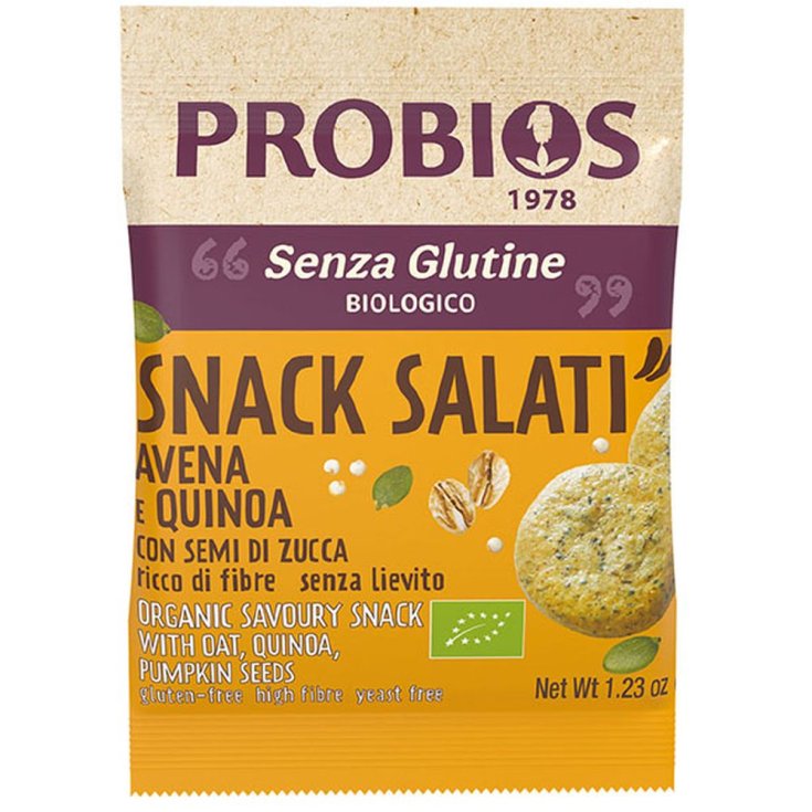 Otros Cereales Snacks Avena Y Quinoa Con Pipas De Calabaza Probios 35g