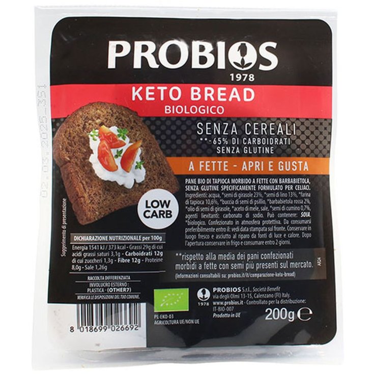 PROBIOS KETO PAN S/GLUT 200G