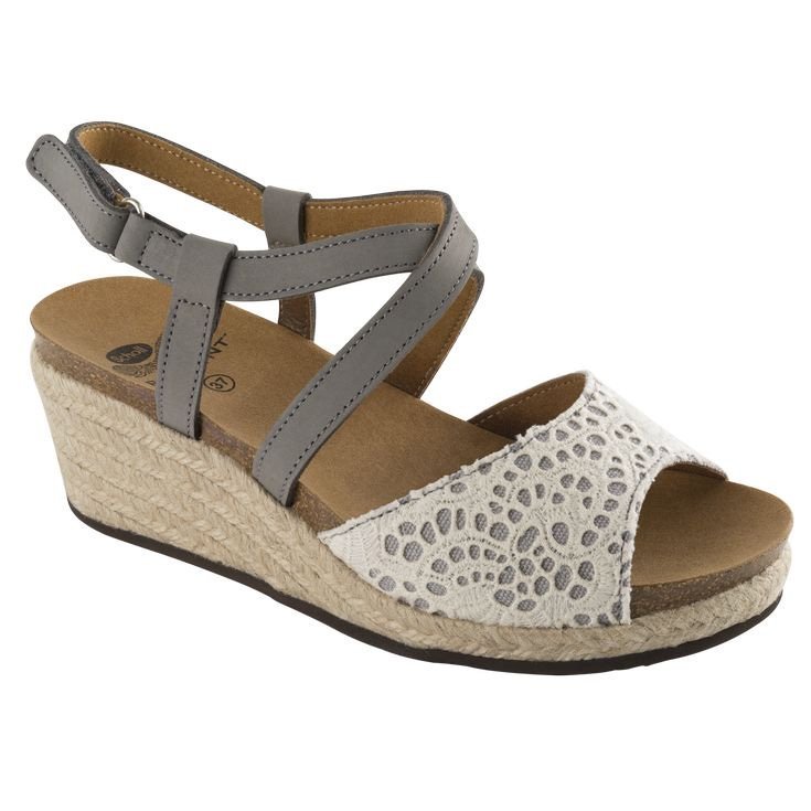 PAULINE NUBUCK+MACR D GRIS 36