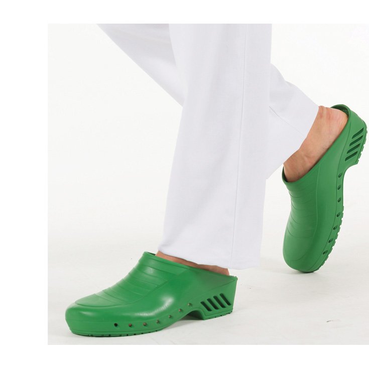 ZUECO VERDE SIN AGUJEROS 34/35