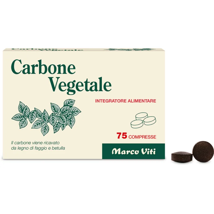 Marco Viti Carbón Vegetal 75 Comprimidos