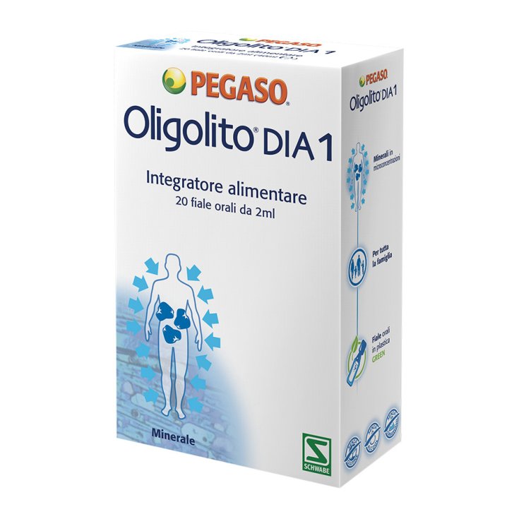Pegaso® Oligolito® DIA 1 Complemento Alimenticio 20 Viales 2ml