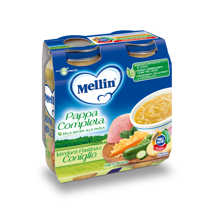 Comida Completa Melin Verduras Pastina Conejo 2x250g