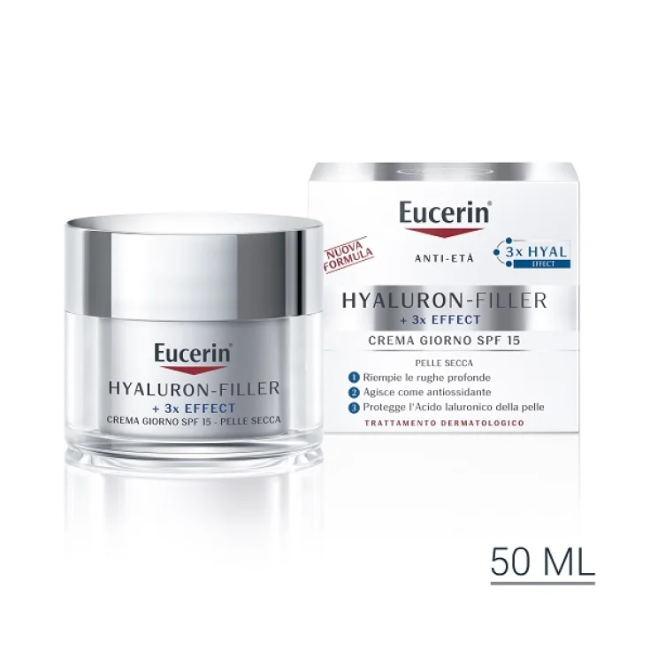 Eucerin Hyaluron-Filler Crema De Día Para Piel Seca 50ml