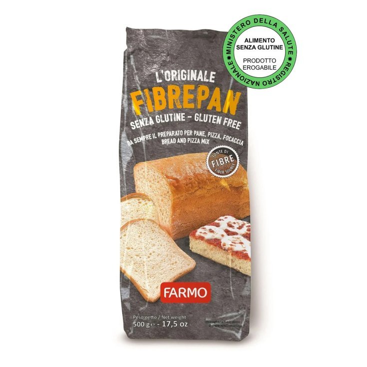 Farmo FibrePan Preparado Para Pan Y Pizza Y Focaccia Sin Gluten 500g