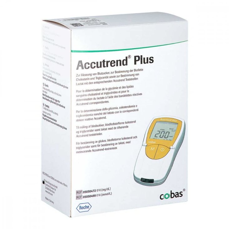 Reflectómetro Accutrend Plus Glucemia / Colesterol / Triglicéridos / Lactato