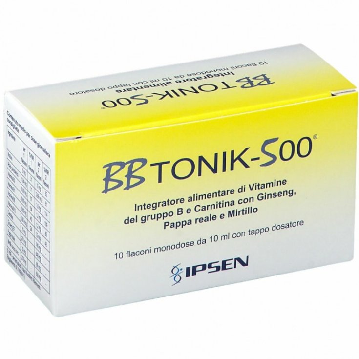 Bbtonik 500 Suplemento 10 viales 10ml