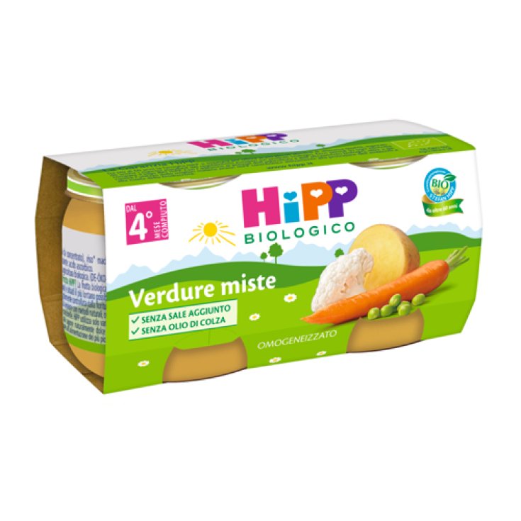 Verduras mixtas orgánicas HiPP 2x80g