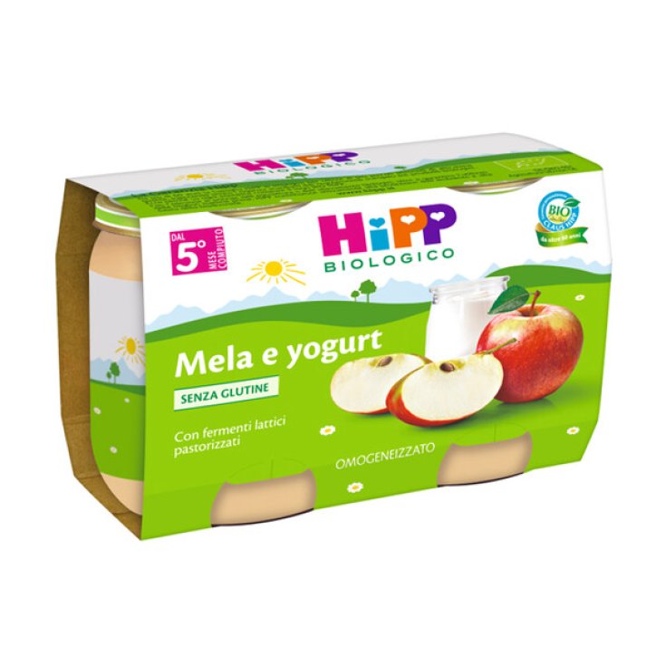 Yogur de Manzana HiPP Ecológico 2x125g