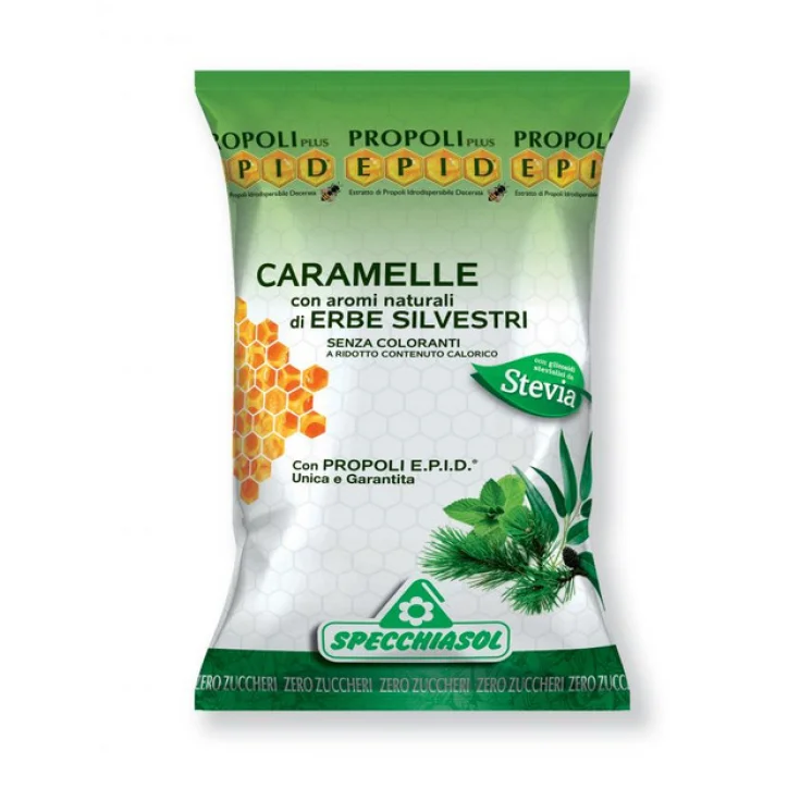 Caramelos Specchiasol Epid® Con Hierbas Silvestri Bolsa De 24 Piezas
