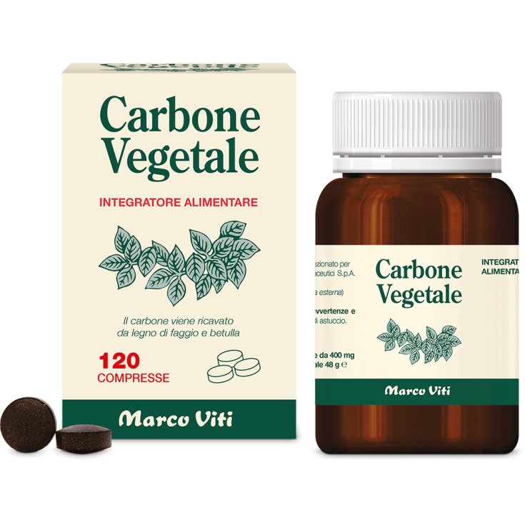 Marco Viti Carbón Vegetal 120 Comprimidos