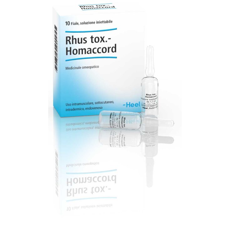 Rhus Tox Homaccord Heel 10 Viales De 1,1ml