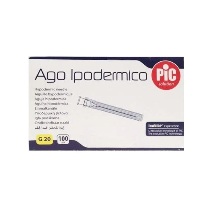 Pic Solution Aguja Desechable G20x1x1/2 0,90x40mm 100 Piezas