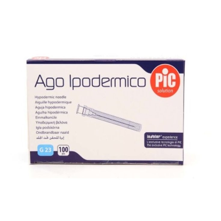 Aguja Desechable Pic Solution G23x 25mm