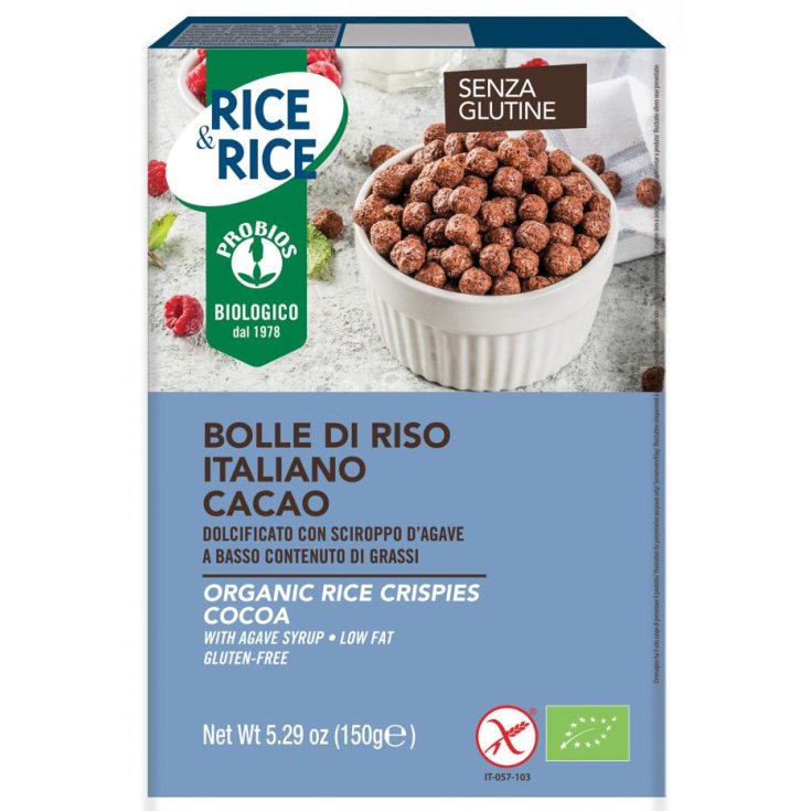 Rice & Rice Burbujas De Arroz Con Cacao Probios 150g