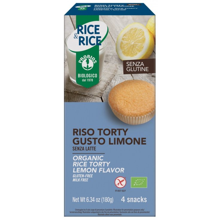 Rice & Rice Torty Arroz Con Limon Probios 4x45g